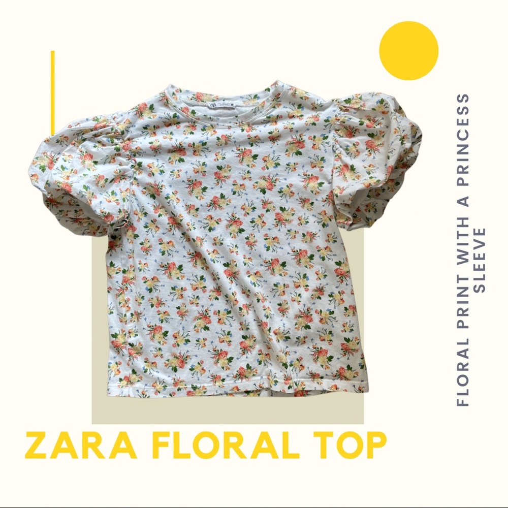 Floral Zara Top 💜10 for $25💜